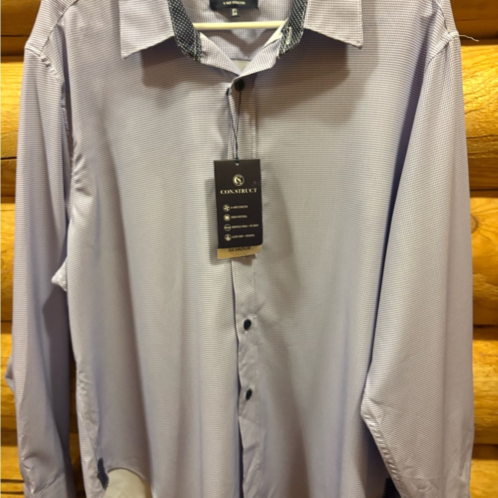 Classic Blue Dress Shirt
